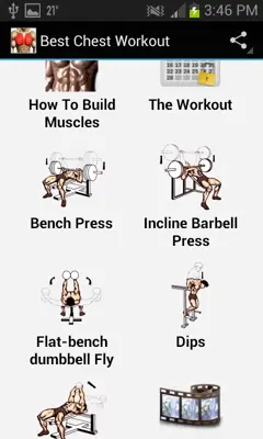 Best Chest Workout android App screenshot 0