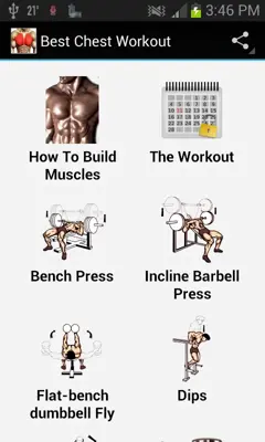 Best Chest Workout android App screenshot 4